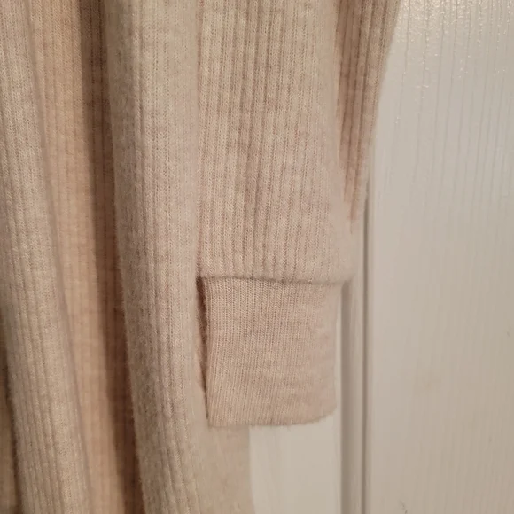 Garage Women's Cream Ribbed Cardigan - Picture 4 of 4